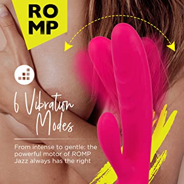 Romp Jazz Rechargeable Silicone Rabbit Vibrator