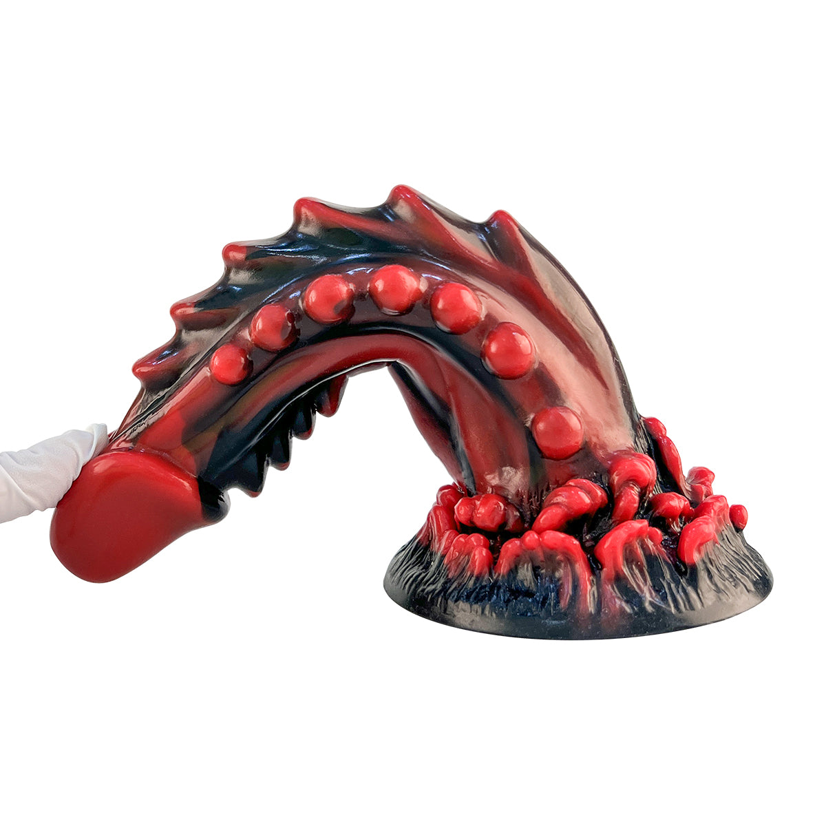 Liquid Silicone 8.1" Dragon Dildo with Suction Cup