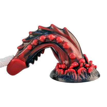Liquid Silicone 8.1" Dragon Dildo with Suction Cup