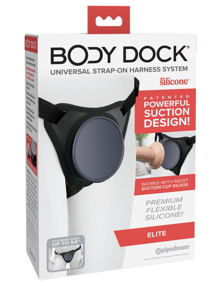 Pipedream Body Dock Elite Universal Strap-On Harness System - Black