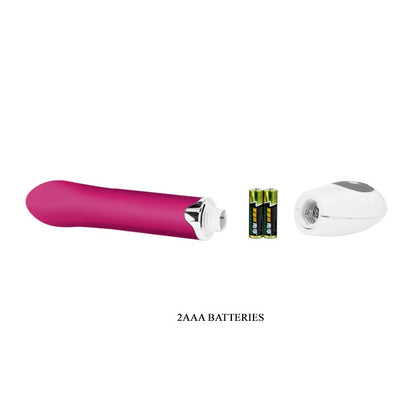 Pretty Love Daniel Silicone Vibrator - Magenta