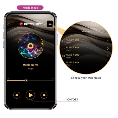 Pretty Love Ethan Rechargeable G-Spot Vibrator with App Control