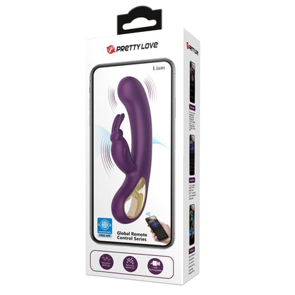 Pretty Love Liam Rechargeable Vibrating Rabbit with App Control