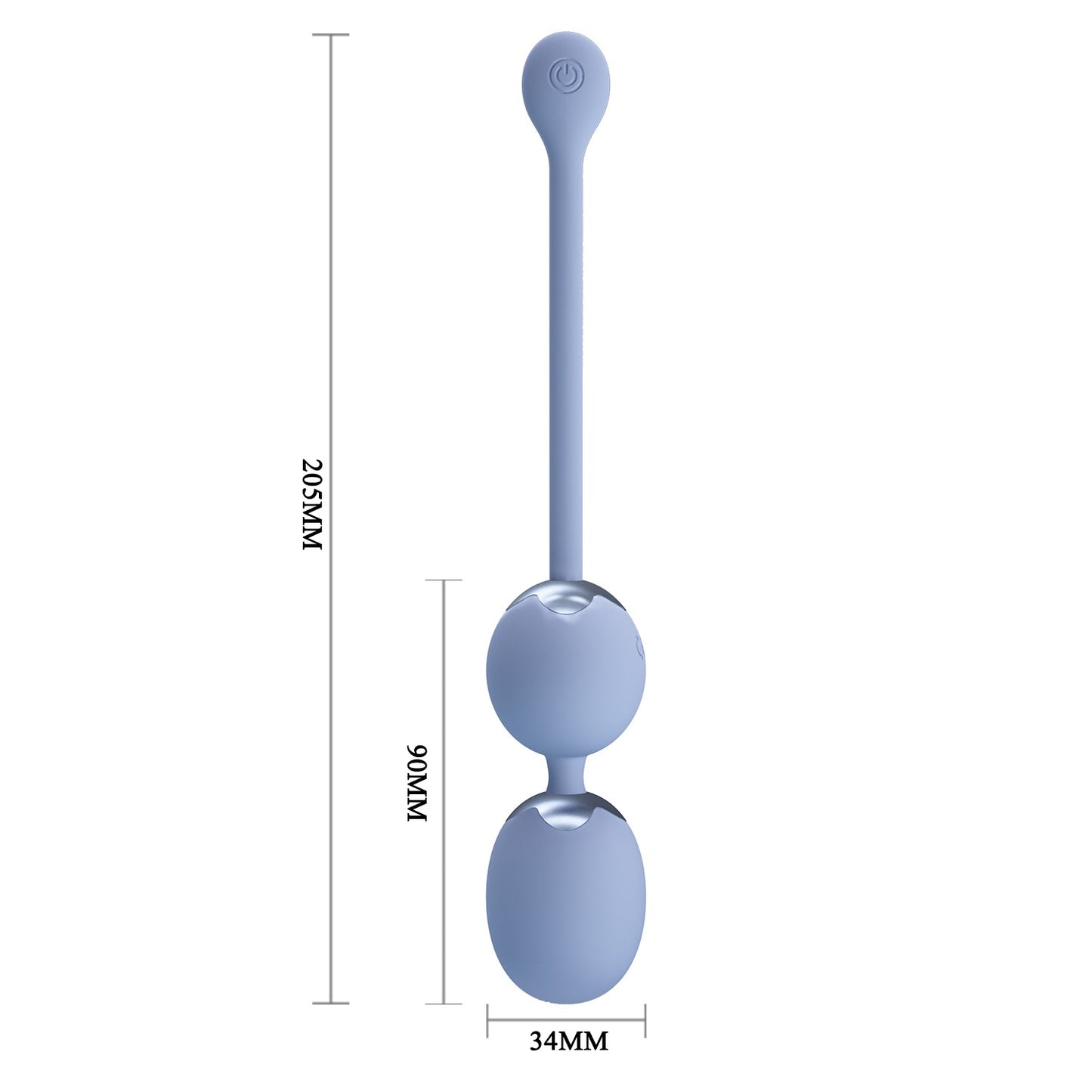 Pretty Love Willie 6 Rechargeable Vibrating Kegel Balls with Remote