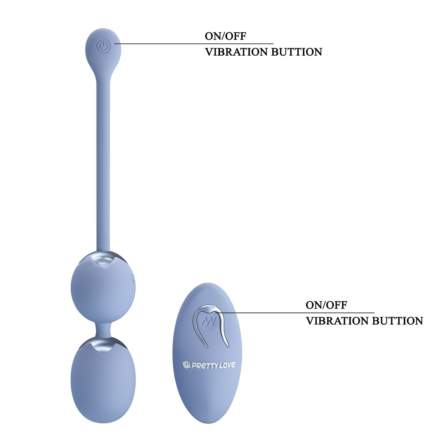 Pretty Love Willie 6 Rechargeable Vibrating Kegel Balls with Remote
