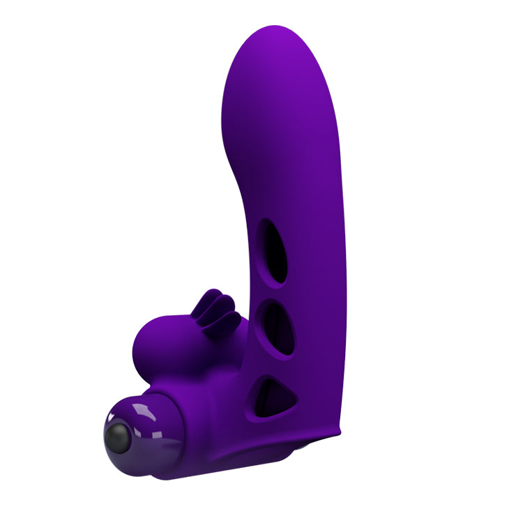 Pretty Love Orlando Honey Finger Vibrator with Clitoral Stimulator