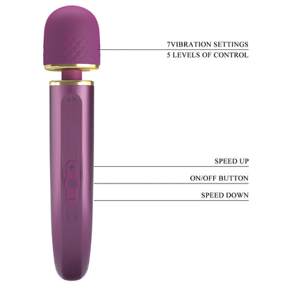 Pretty Love Azlins Powerful Silicone Rechargeable Massager