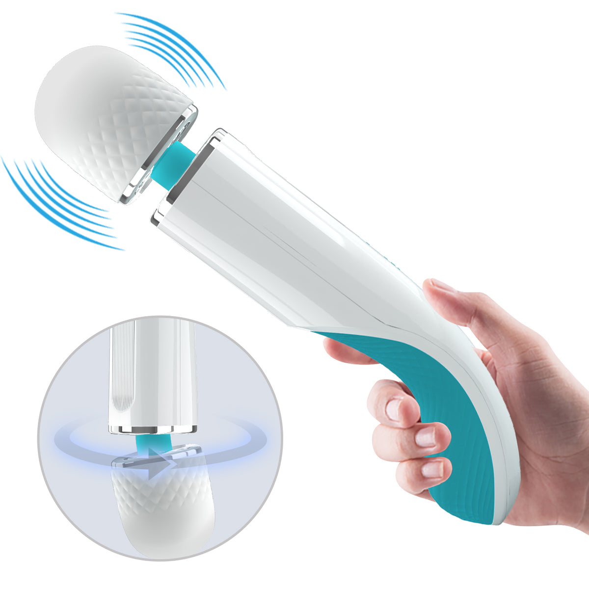 Pretty Love Azlins Powerful Silicone Rechargeable Massager
