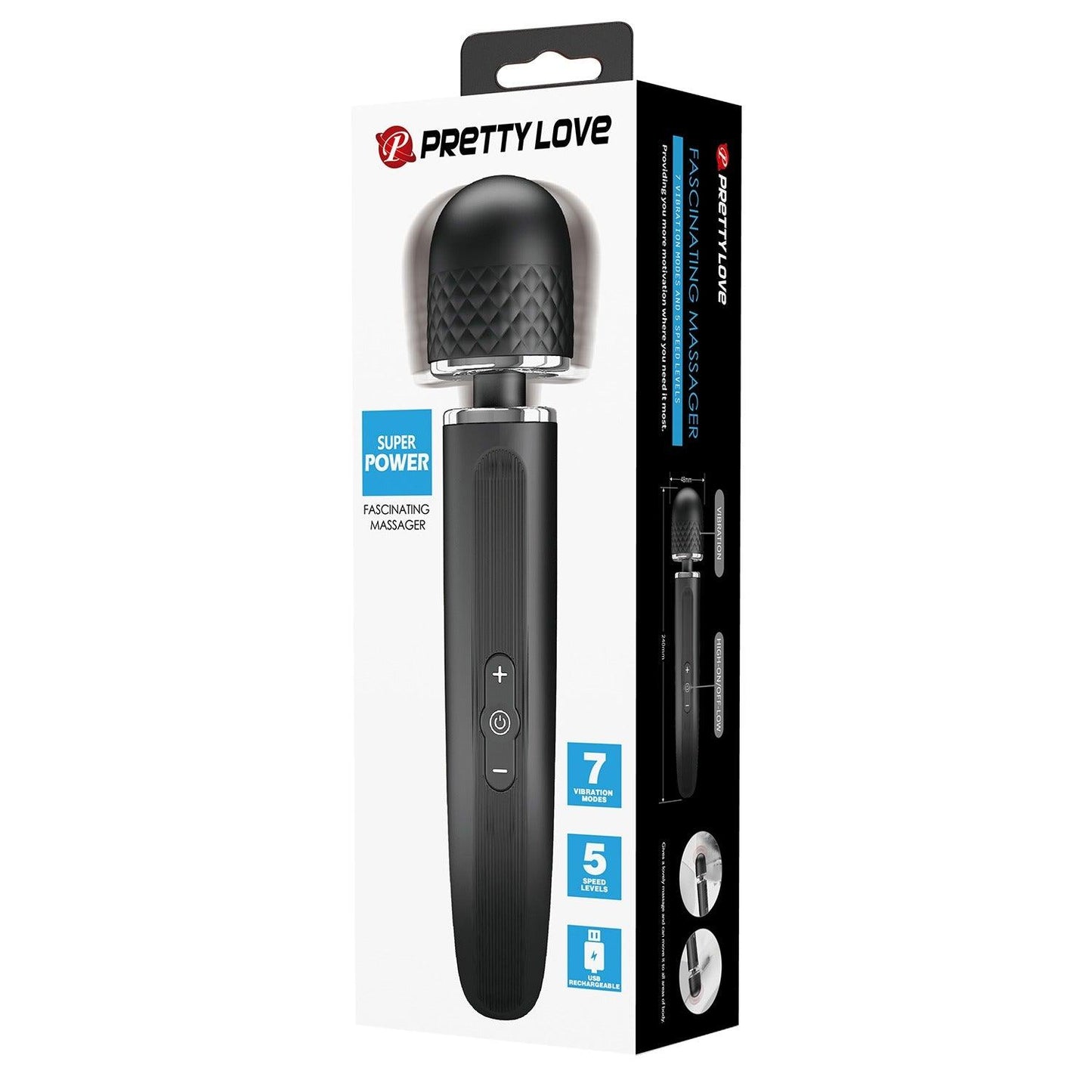 Pretty Love Super Power Rechargeable Fascinating Massager