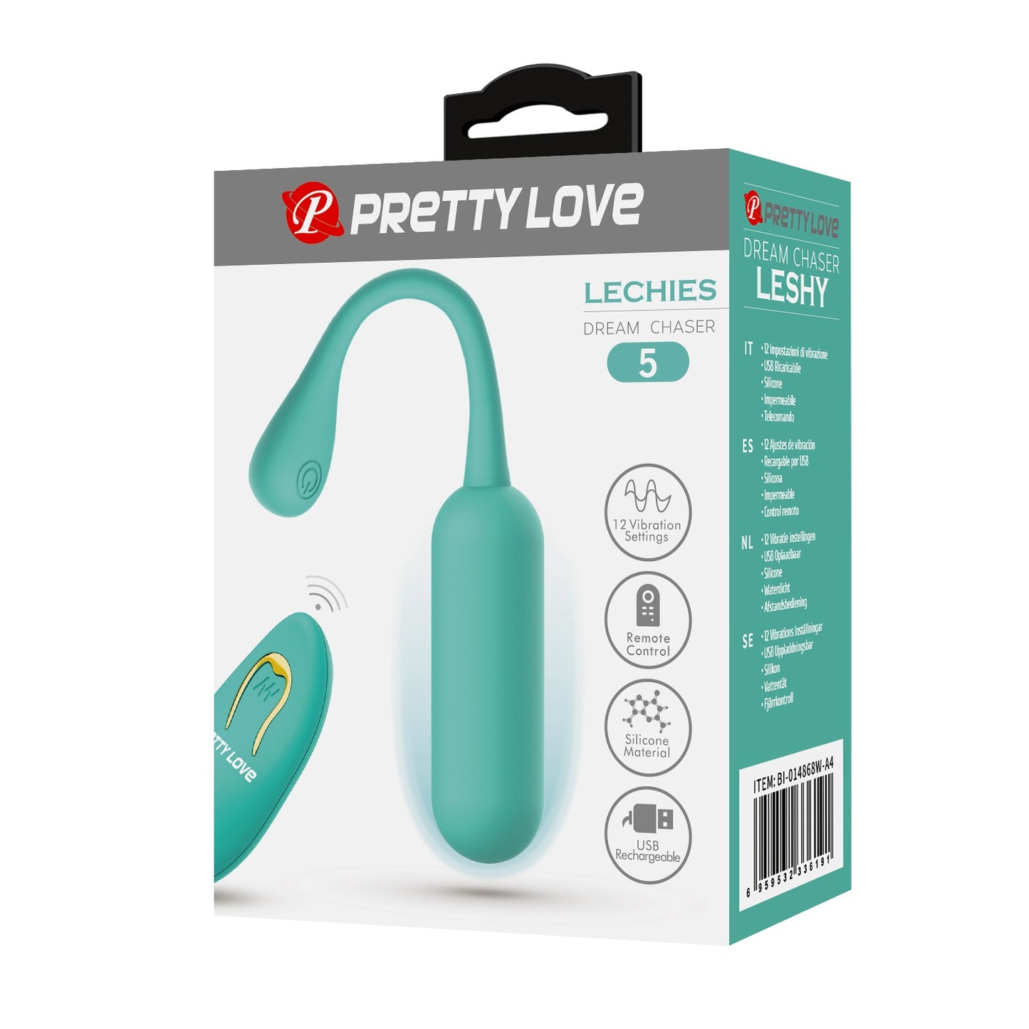 Pretty Love Lechies 5 Rechargeable Vibrating Egg with Remote