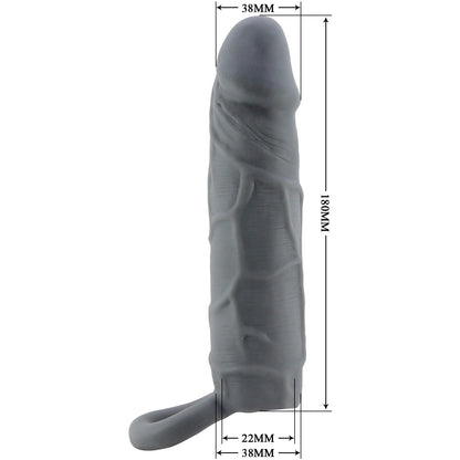 Pretty Love Large Realistic Penis Sleeve