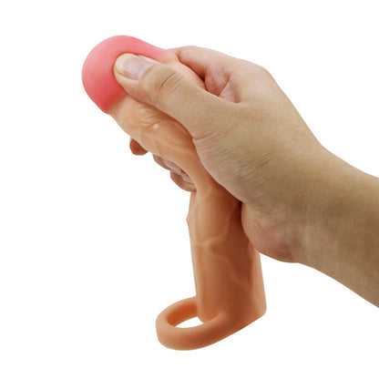 Pretty Love Hani 2" Extended Series Penis Sleeve with Ball Strap