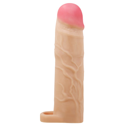 Pretty Love Gerd 7.7" Realistic Penis Extender with Ball Strap