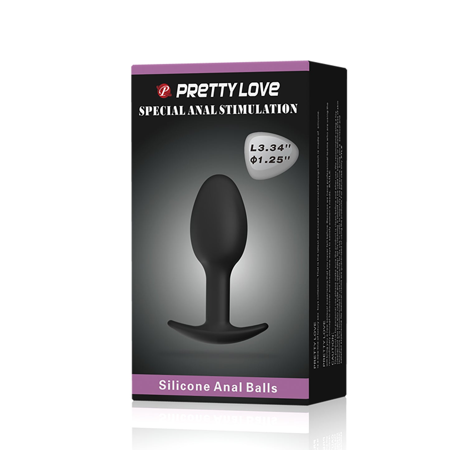 Pretty Love steel Ball Butt Plug