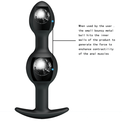 Pretty Love Heavy Weighted Balls Butt Plug