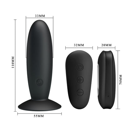 Mr Play by Baile Rechargeable Remote Control Vibrating Anal Plug