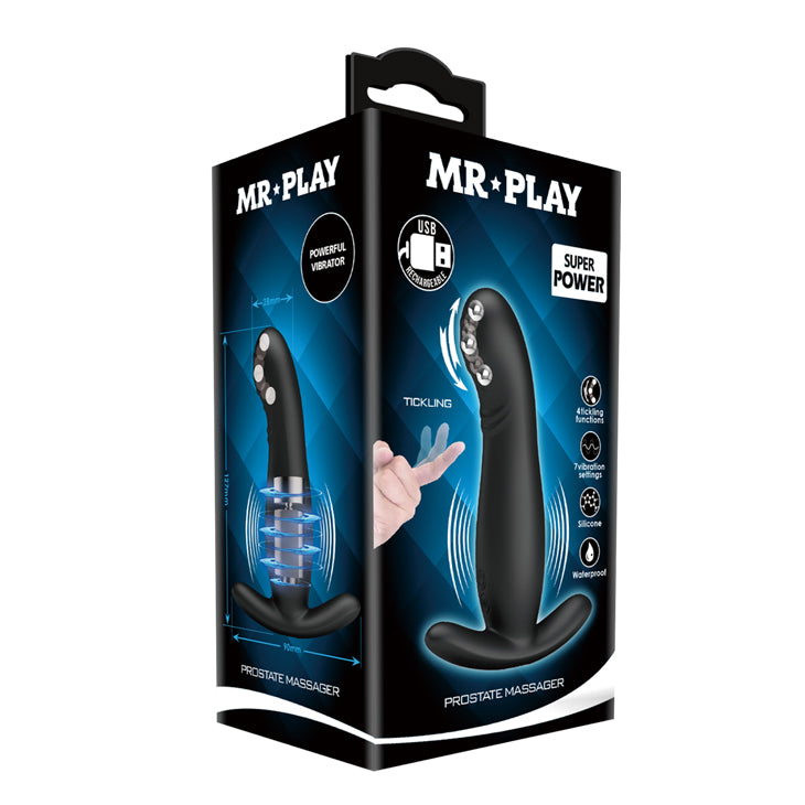 Mr Play by Baile Rechargeable Vibrating Tickling Prostate Massger