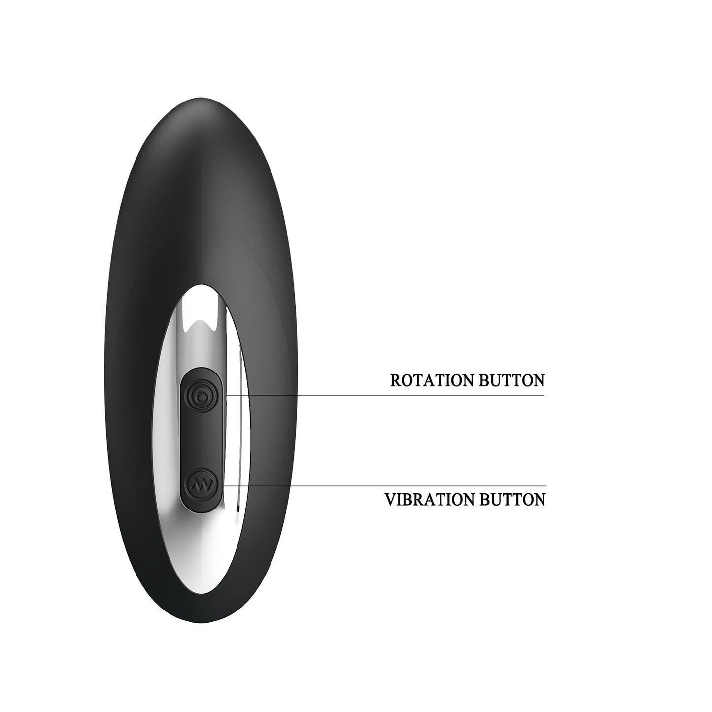 Mr Play Rechargeable Vibrating & Rotating Prostate Massager