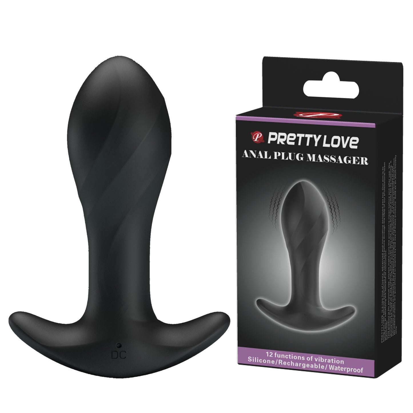Pretty Love Anal Plug Massager Rechargeable Butt Plug