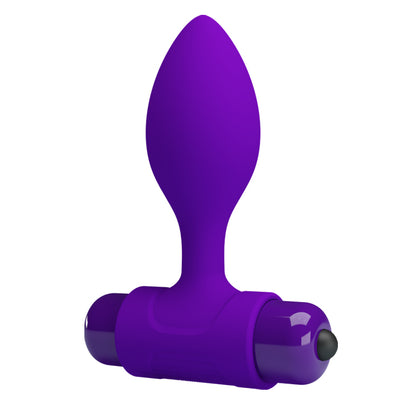 Pretty Love by Baile Vibra Vibrating Butt Plug - Purple