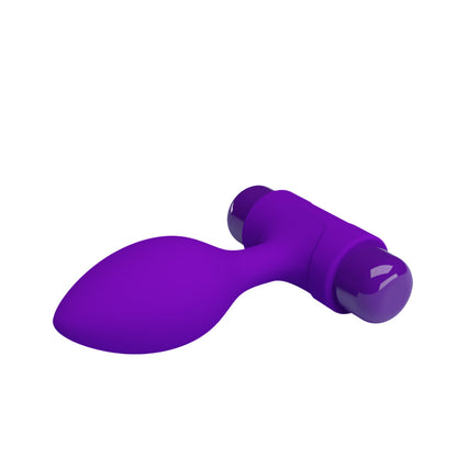 Pretty Love by Baile Vibra Vibrating Butt Plug - Purple