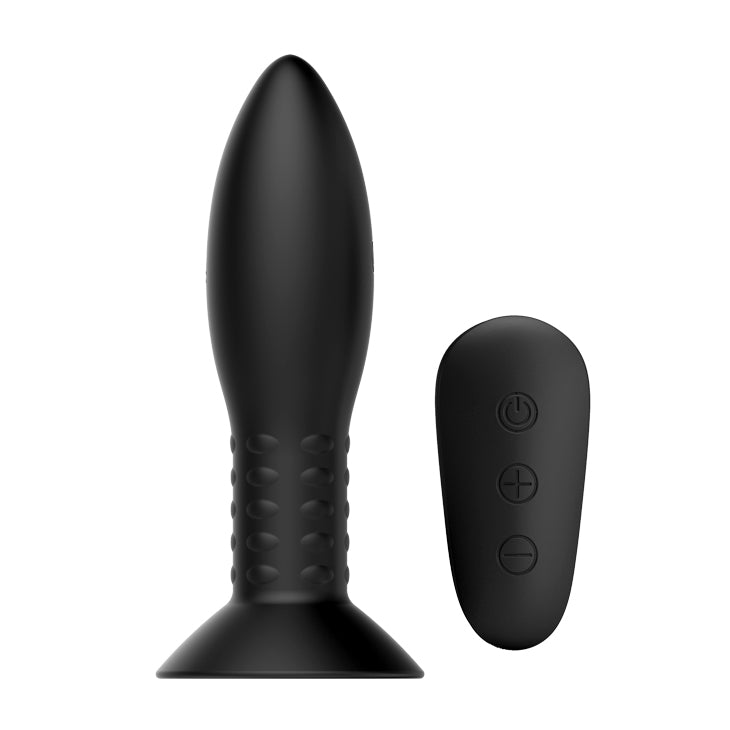 Mr Play by Baile Rechargeable Vibrating Rotation Beads Anal Plug with Remote