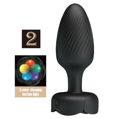 Pretty Love Varian 2 Rechargeable LED Light Butt Plug
