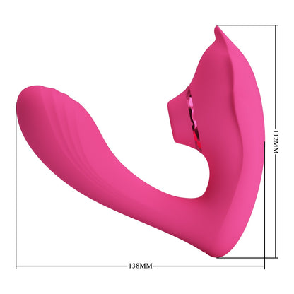 Pretty Love Nemo Rechargeable Vibrator with Clitoral Stimulator