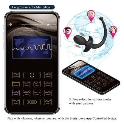 Pretty Love Anthony Wearable Anal Plug with App Control
