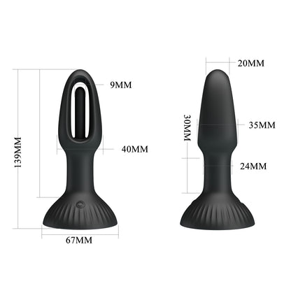 Pretty Love Hubert Super Power Wiggling Butt Plug