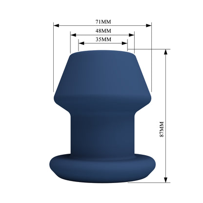 Mr Play Jack Hollow Tunnel Silicone Butt Plug