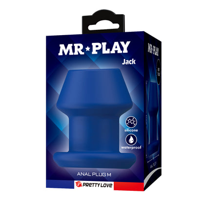 Mr Play Jack Hollow Tunnel Silicone Butt Plug