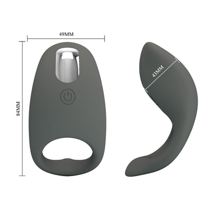 Pretty Love Master Ring Gemma Rechargeable Vibrating Cock Ring