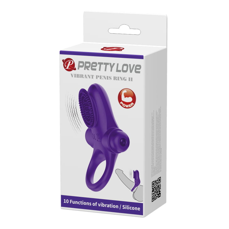 Pretty Love by Baile Vibrant Penis Ring II - Purple