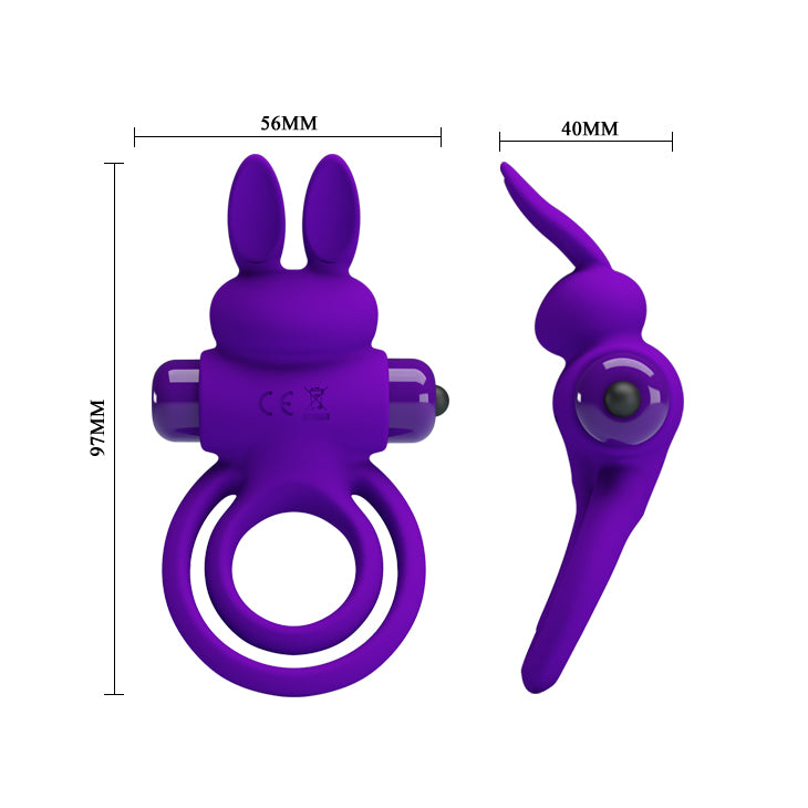 Pretty Love by Baile Vibrant Penis Ring III - Purple