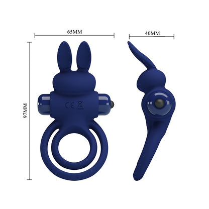 Pretty Love Darey Powerful Rabbit Vibrating Cock Ring