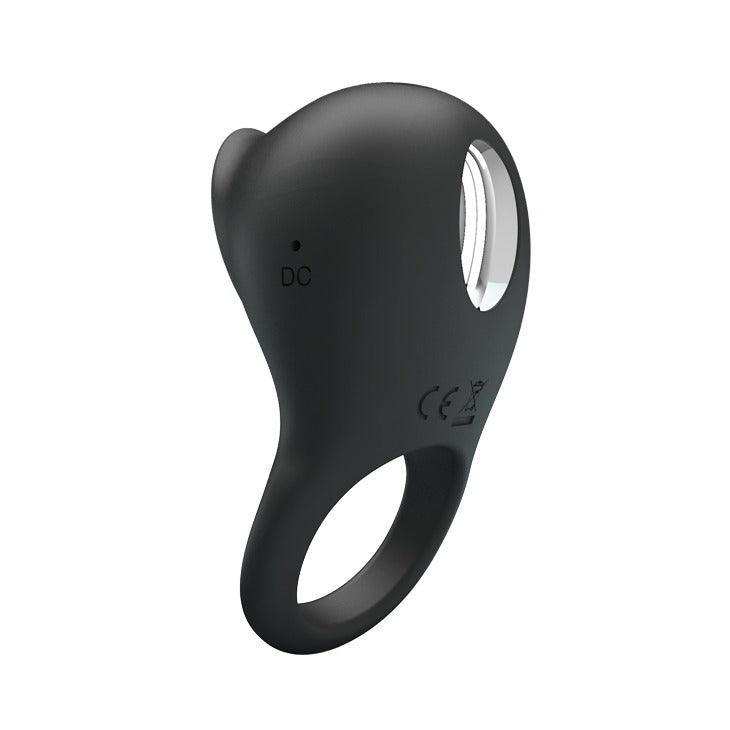Pretty Love Rechargeable Ring Shaking II Cock Ring with Clit Licking