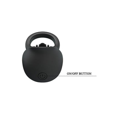 Pretty Love Rechargeable Ring Shaking II Cock Ring with Clit Licking