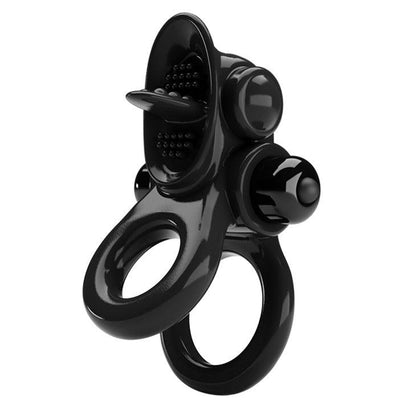 Pretty Love Vibrating Clit Flicker Cock Ring