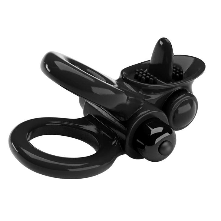 Pretty Love Vibrating Clit Flicker Cock Ring