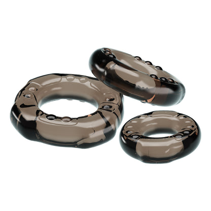 Baile Yvonne Stretchy Cock Ring Set 3pc