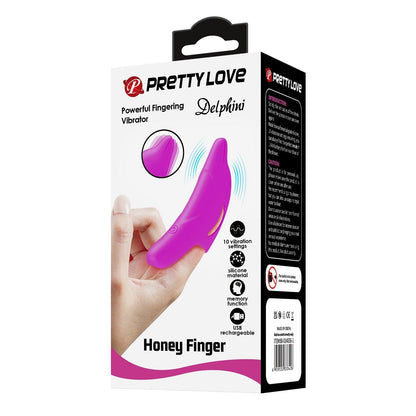 Pretty Love Delphini Honey Finger Vibrator