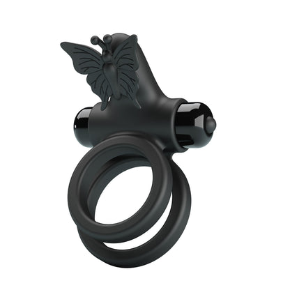 Pretty Love Passion Silicone Vibrating Penis & Ball Ring