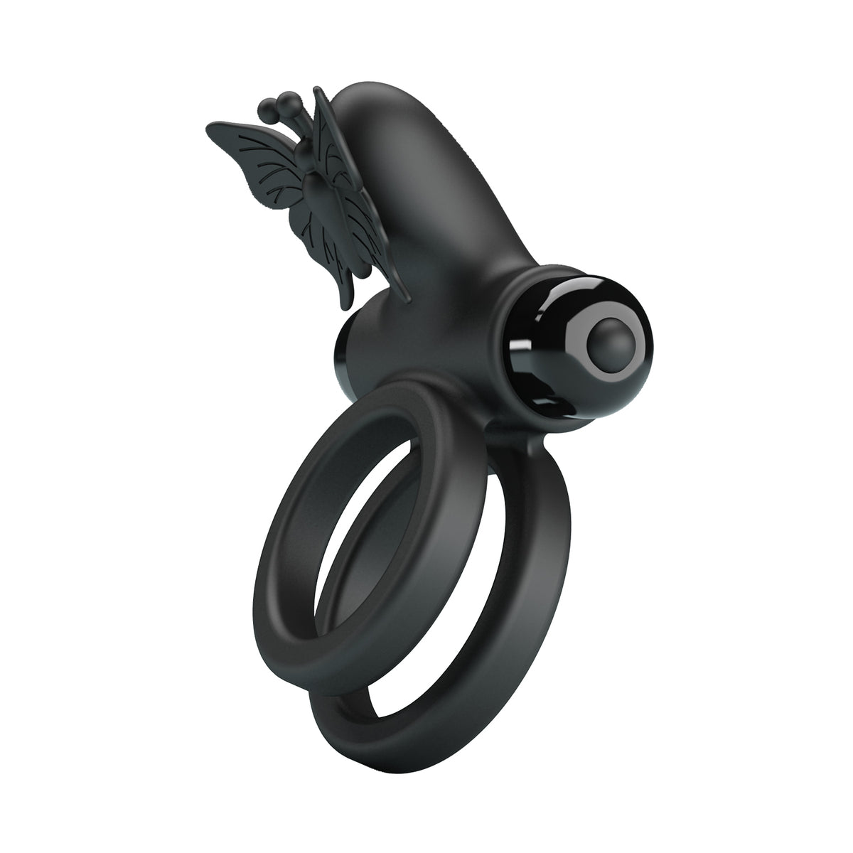 Pretty Love Passion Silicone Vibrating Penis & Ball Ring