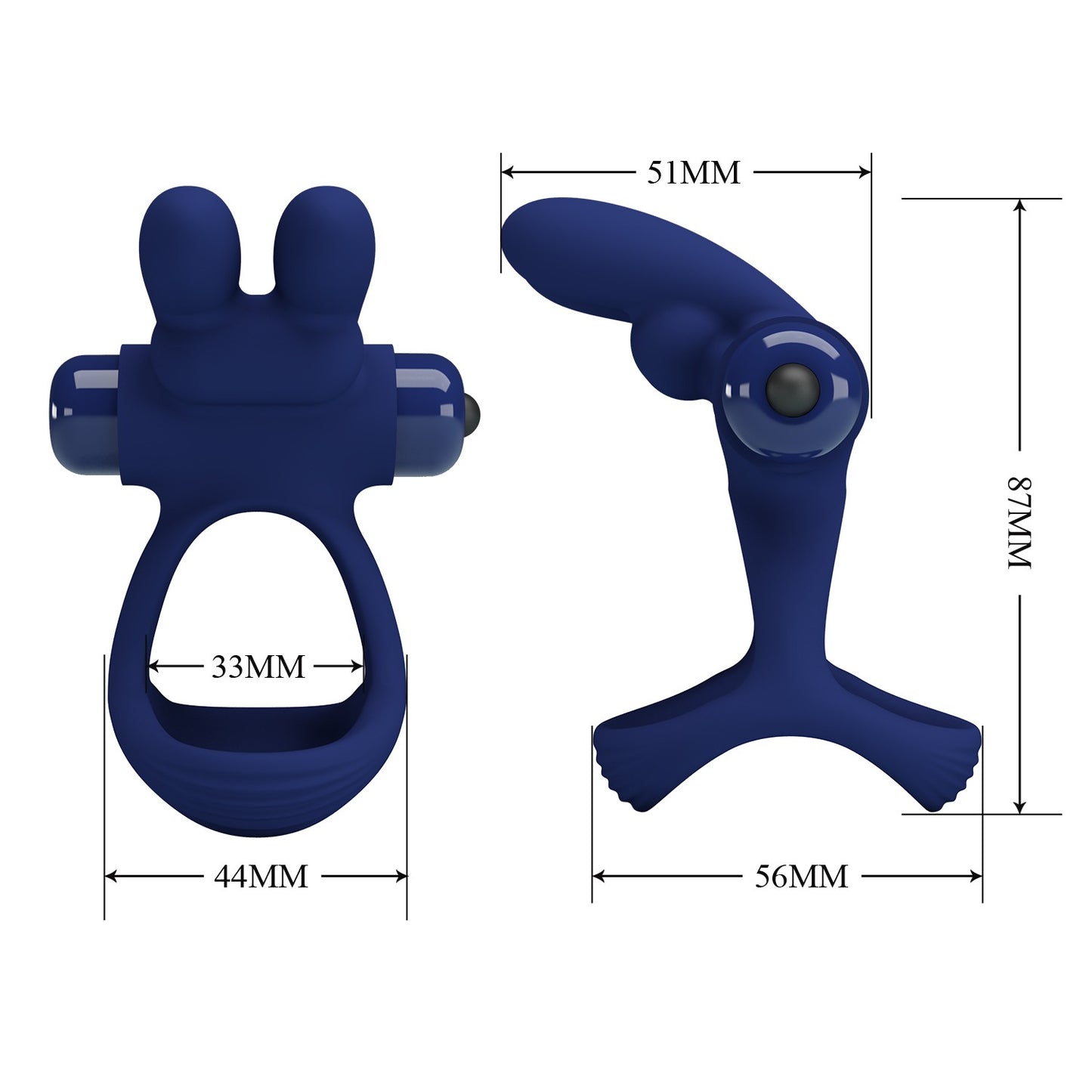 Pretty Love Luchito Powerful Vibrating Cock Ring