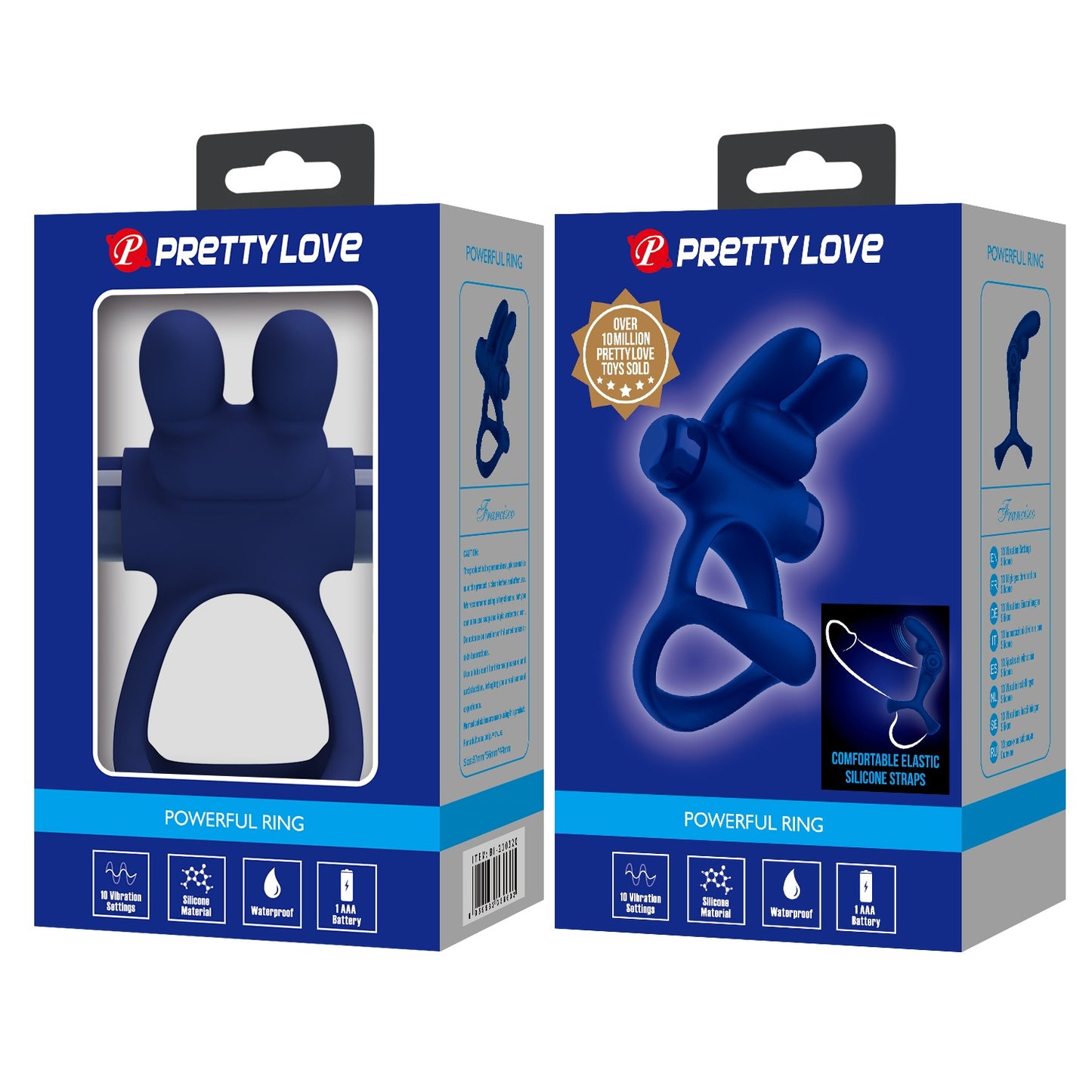 Pretty Love Luchito Powerful Vibrating Cock Ring