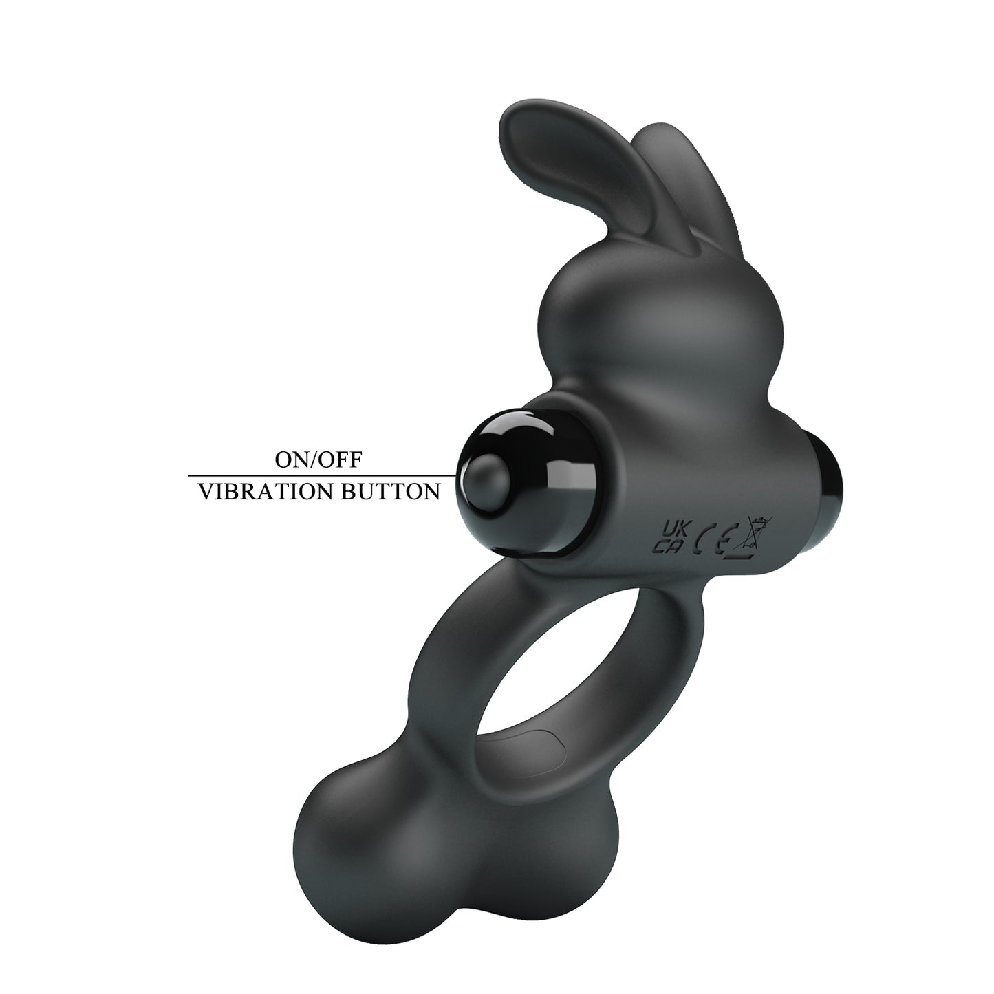 Pretty Love Yusuf Vibrating Cock Ring with Steel Weighted Balls