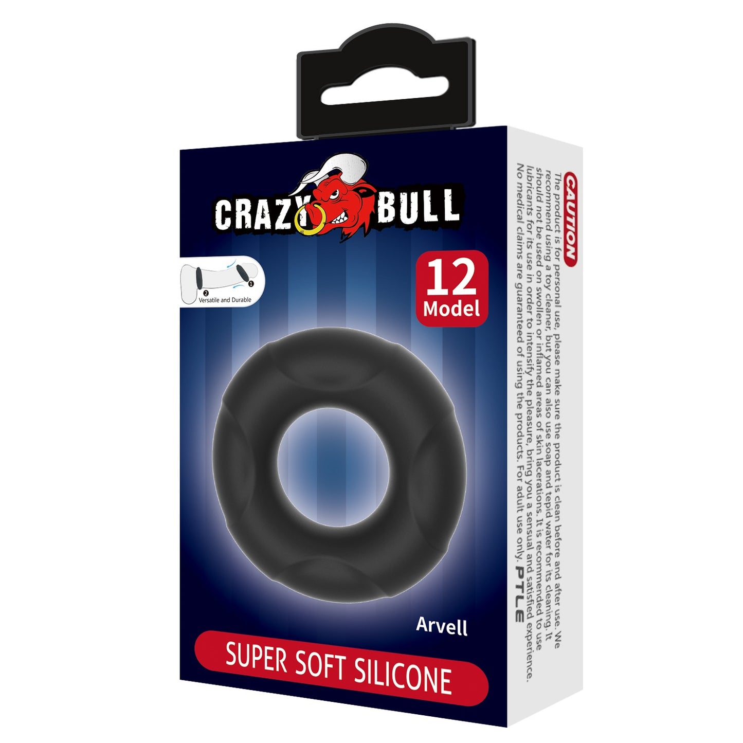 Baile Crazy Bull Arvell Silicone Cock Ring