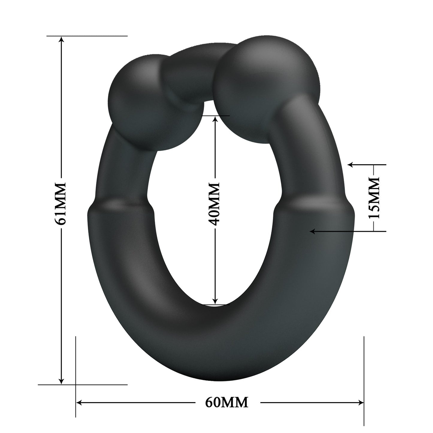 Baile Crazy Bull Meco Silicone Cock Ring