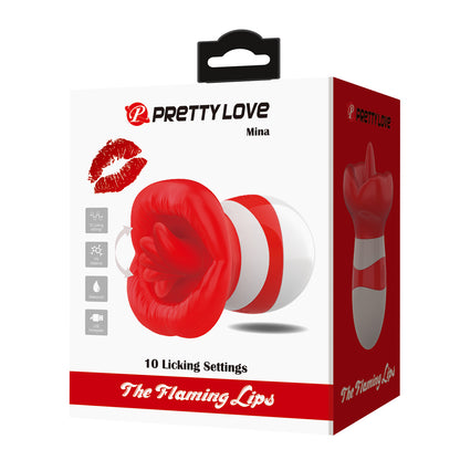 Pretty Love Mina Flaming Lips Licking Tongue Clitoral Stimulator